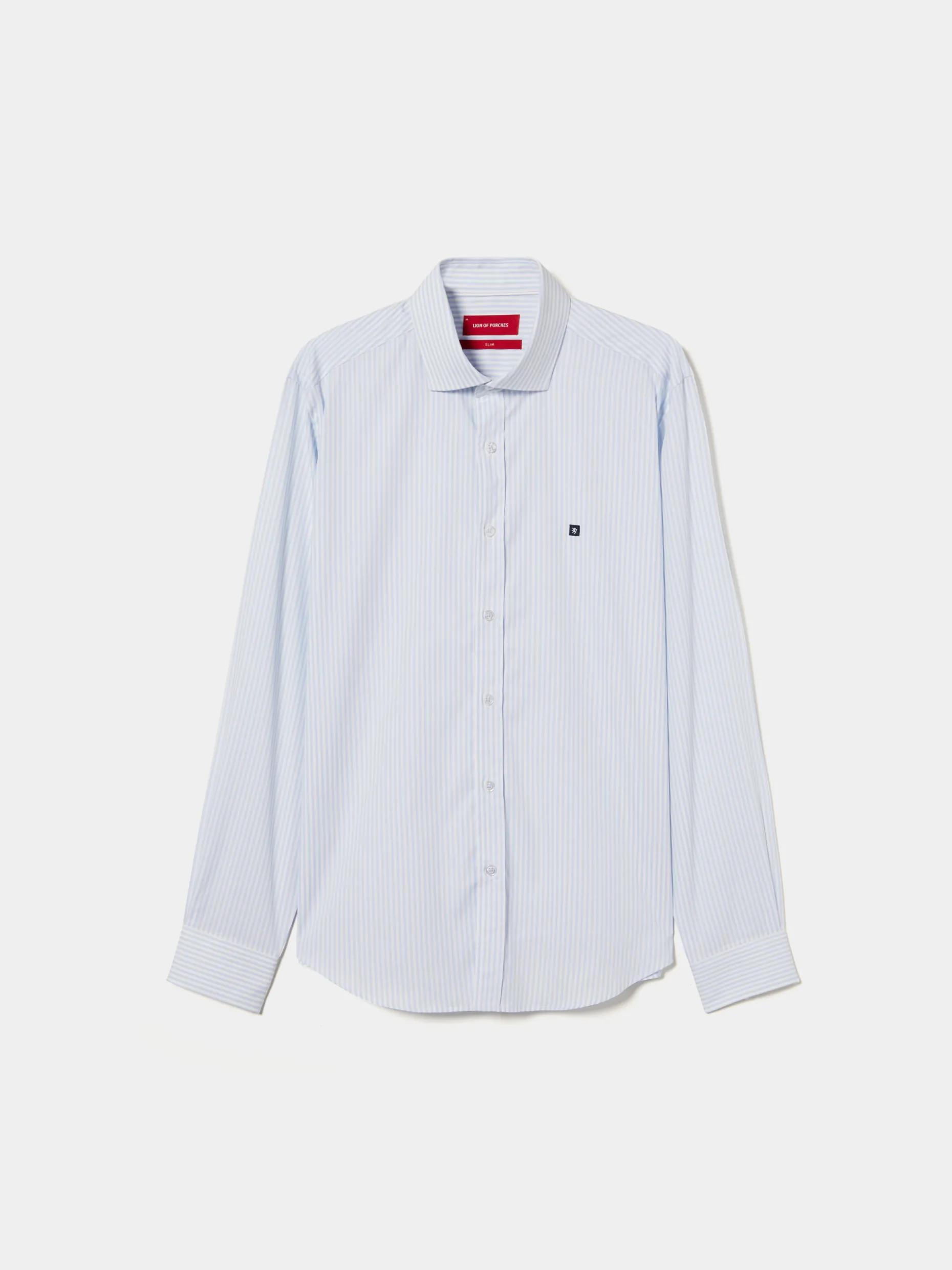 Camisa de riscas slim fit|LION OF PORCHES Outlet