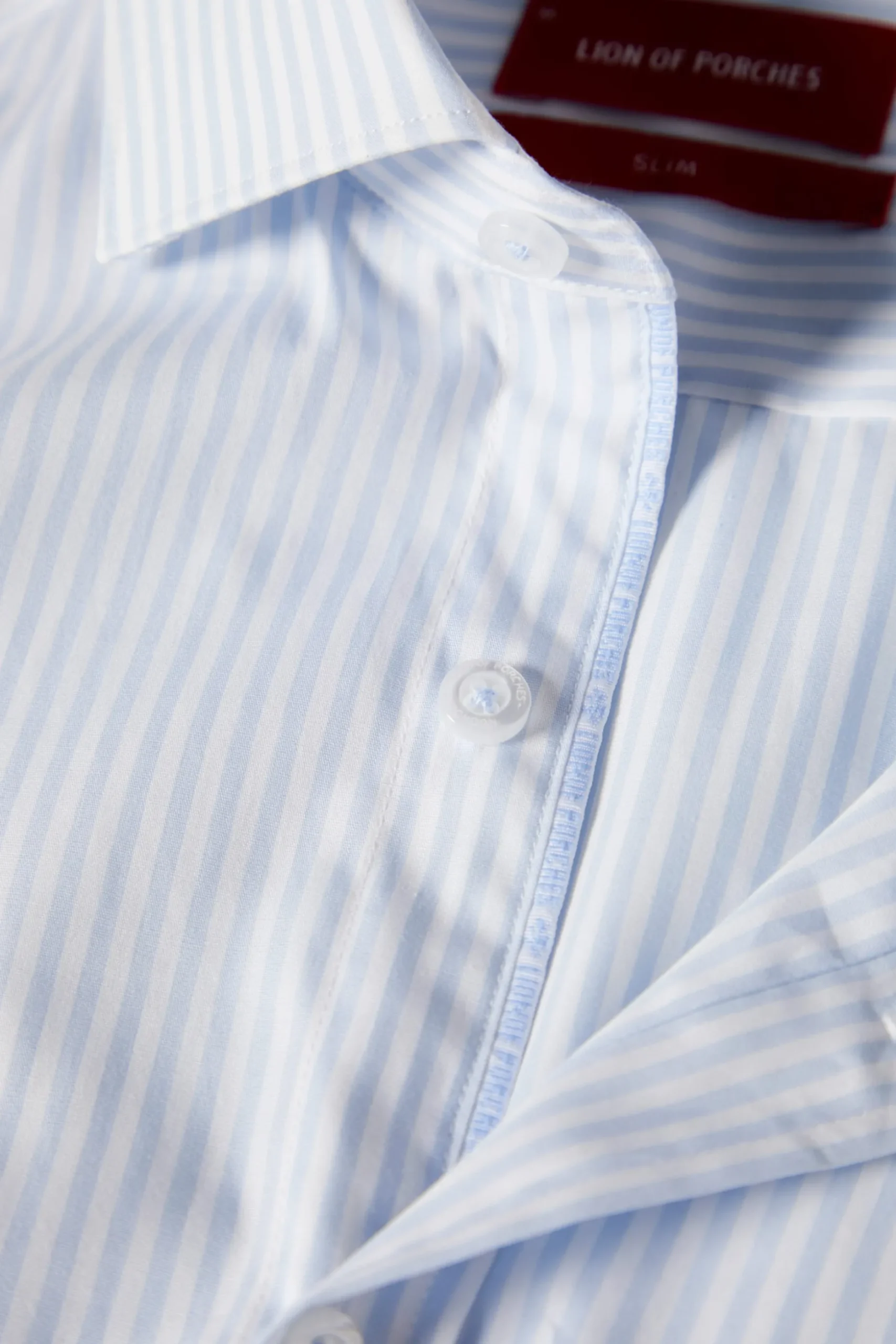 Camisa de riscas slim fit|LION OF PORCHES Outlet