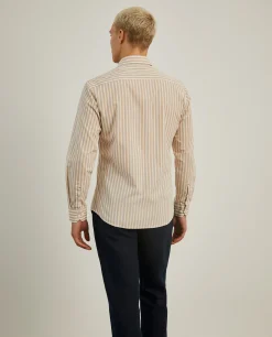 Camisa de riscas slim fit|LION OF PORCHES Clearance