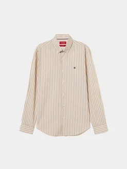 Camisa de riscas slim fit|LION OF PORCHES Clearance