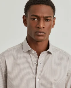 Camisa de riscas slim fit|LION OF PORCHES New