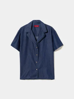 Camisa denim de manga curta|LION OF PORCHES Cheap