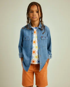 Camisa denim manga comprida|LION OF PORCHES Best