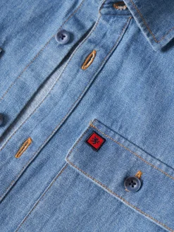 Camisa denim manga comprida|LION OF PORCHES Best