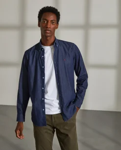 Camisa denim slim fit|LION OF PORCHES Fashion