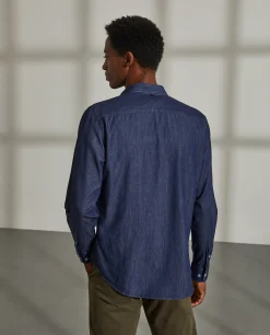 Camisa denim slim fit|LION OF PORCHES Fashion