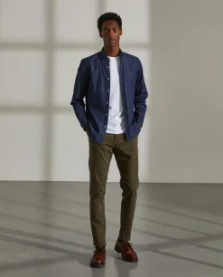 Camisa denim slim fit|LION OF PORCHES Fashion