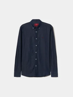 Camisa denim slim fit|LION OF PORCHES Fashion