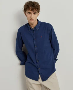 Camisa denim slim fit|LION OF PORCHES Online