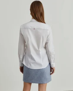 Camisa lisa com riscas finas em contraste|LION OF PORCHES Hot