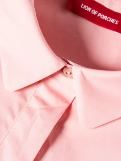 Camisa manga abalonada com nervuras|LION OF PORCHES Fashion