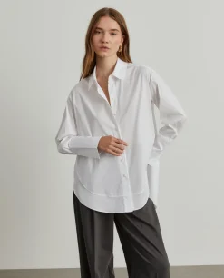 Camisa oversize assimétrica|LION OF PORCHES Fashion