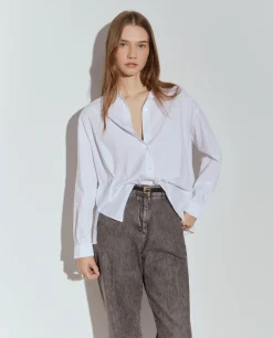 Camisa oversize em popeline|LION OF PORCHES Sale