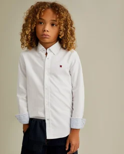 Camisa oxford em algodão|LION OF PORCHES Discount