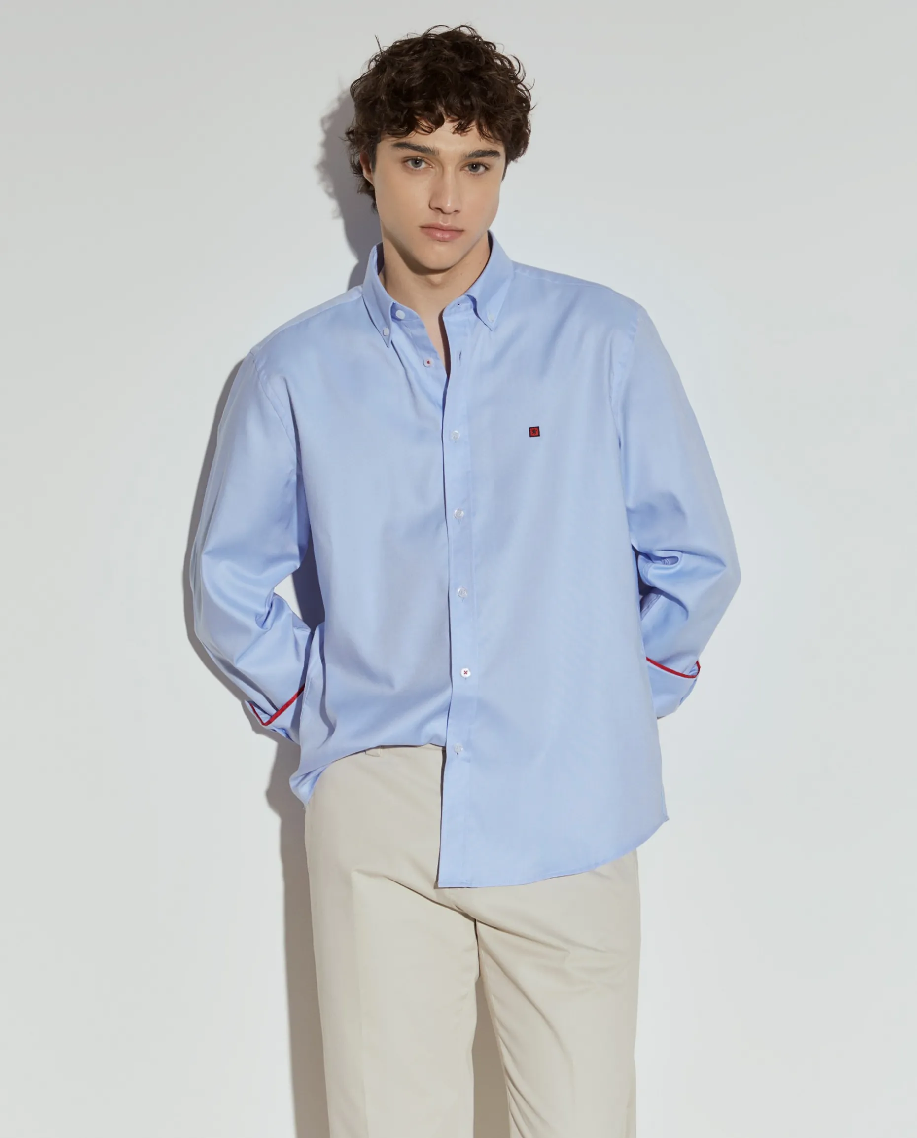 Camisa oxford regular fit|LION OF PORCHES Sale
