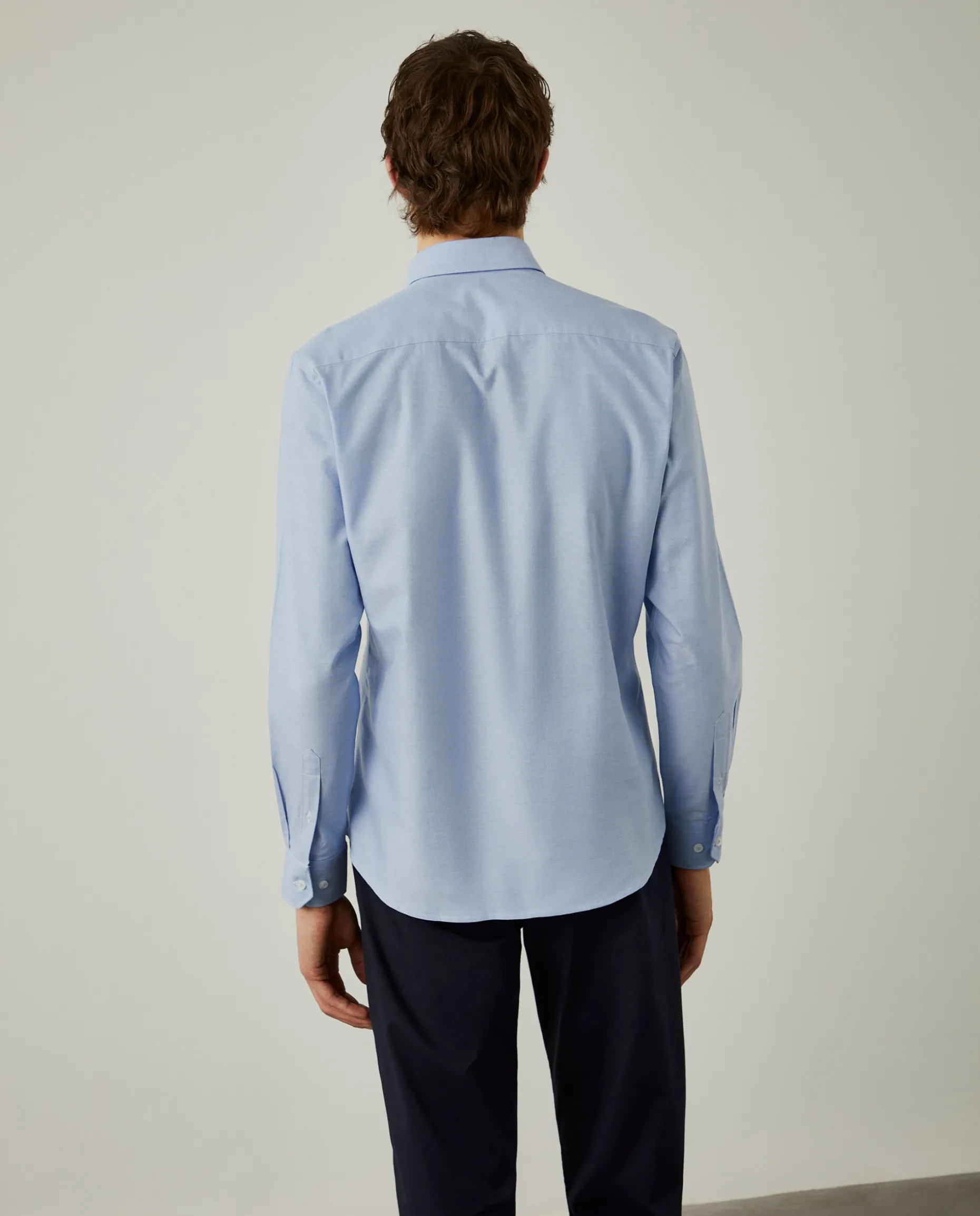 Camisa oxford slim fit|LION OF PORCHES Store