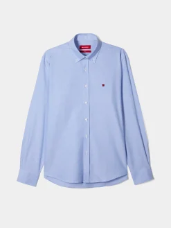 Camisa oxford slim fit|LION OF PORCHES Store