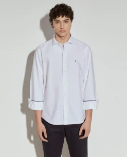 Camisa oxford slim fit|LION OF PORCHES Online