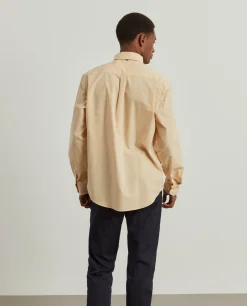Camisa regular fit com padrão de quadrados|LION OF PORCHES Online