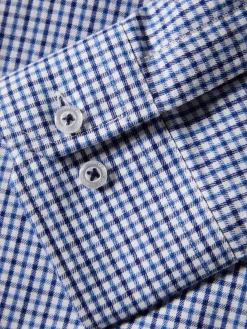 Camisa regular fit com padrão de quadrados|LION OF PORCHES Outlet