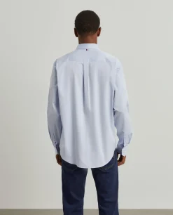 Camisa regular fit de algodão em cor lisa|LION OF PORCHES Discount