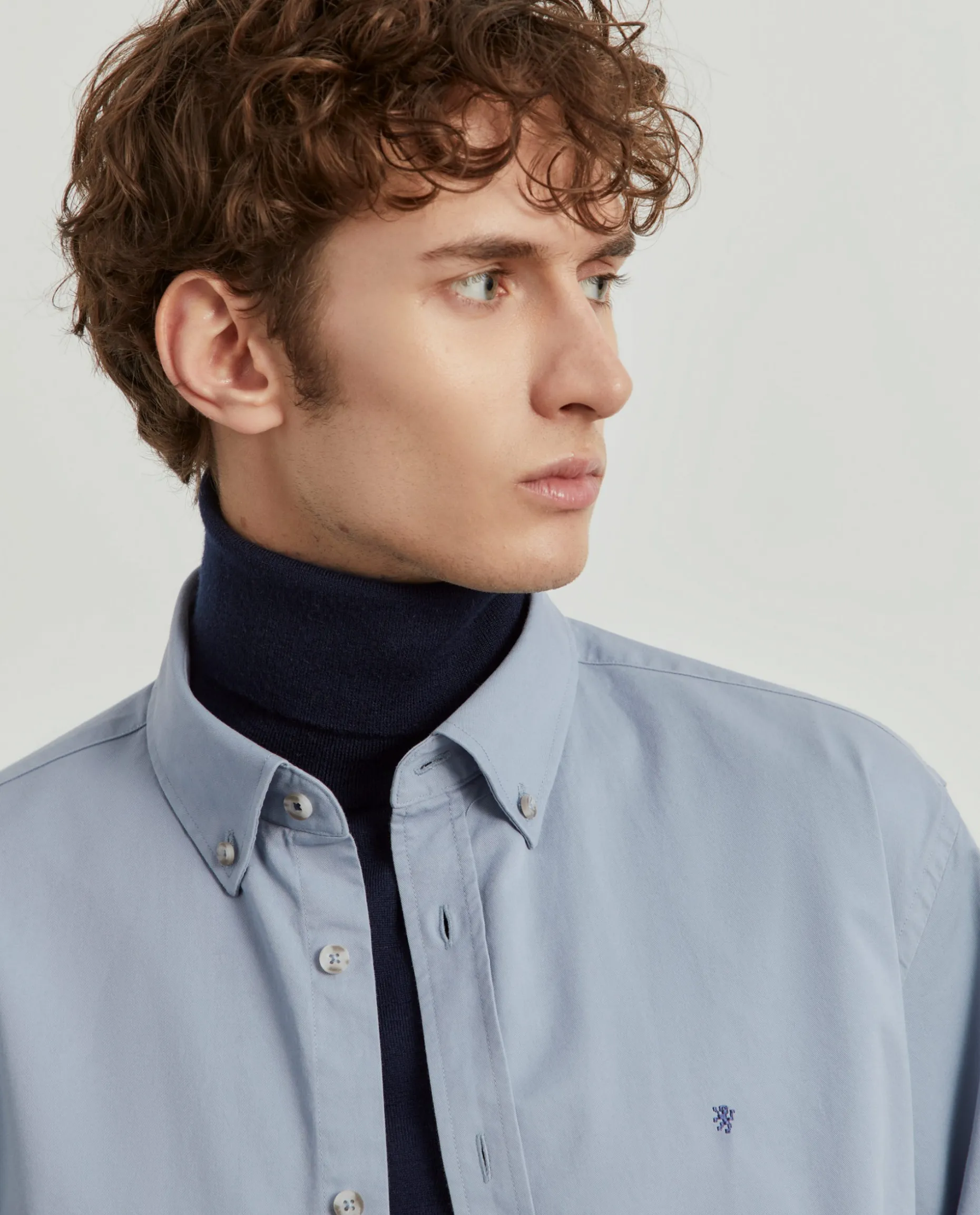 Camisa regular fit de algodão|LION OF PORCHES Outlet