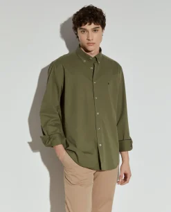 Camisa regular fit de algodão|LION OF PORCHES Cheap