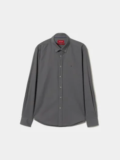 Camisa regular fit de algodão|LION OF PORCHES Sale