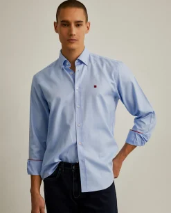 Camisa regular fit em tecido oxford|LION OF PORCHES Cheap