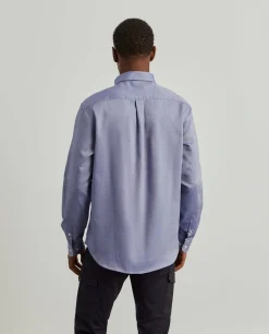 Camisa regular fit em tecido oxford|LION OF PORCHES Online