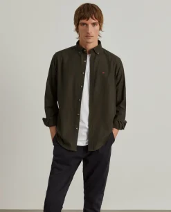 Camisa regular fit flanela|LION OF PORCHES Sale