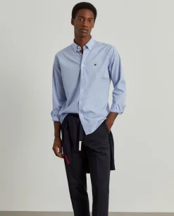 Camisa regular fit quadrados|LION OF PORCHES Best Sale