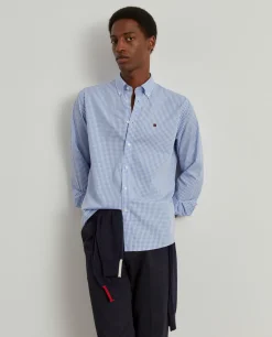 Camisa regular fit quadrados|LION OF PORCHES Best Sale