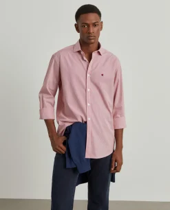 Camisa regular fit às riscas|LION OF PORCHES Clearance