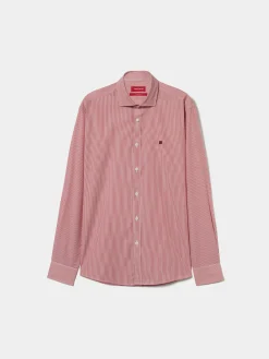 Camisa regular fit às riscas|LION OF PORCHES Clearance