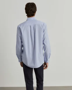 Camisa regular fit às riscas|LION OF PORCHES Store