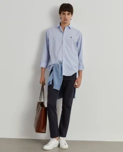Camisa regular fit às riscas|LION OF PORCHES Store