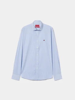 Camisa regular fit às riscas|LION OF PORCHES Store