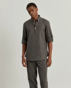 Camisa slim fit|LION OF PORCHES Best Sale