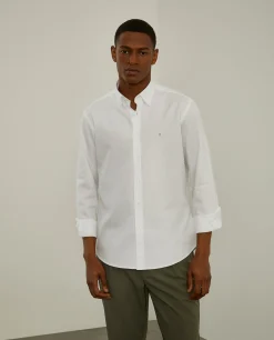 Camisa slim fit algodão garment dye|LION OF PORCHES Cheap
