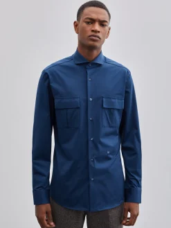 Camisa slim fit com bolsos|LION OF PORCHES Discount