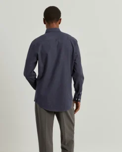 Camisa slim fit com bolso em contraste|LION OF PORCHES Clearance