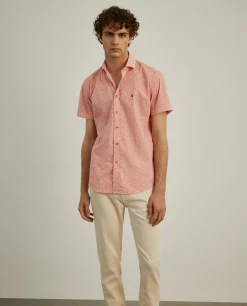 Camisa slim fit com flores|LION OF PORCHES Hot
