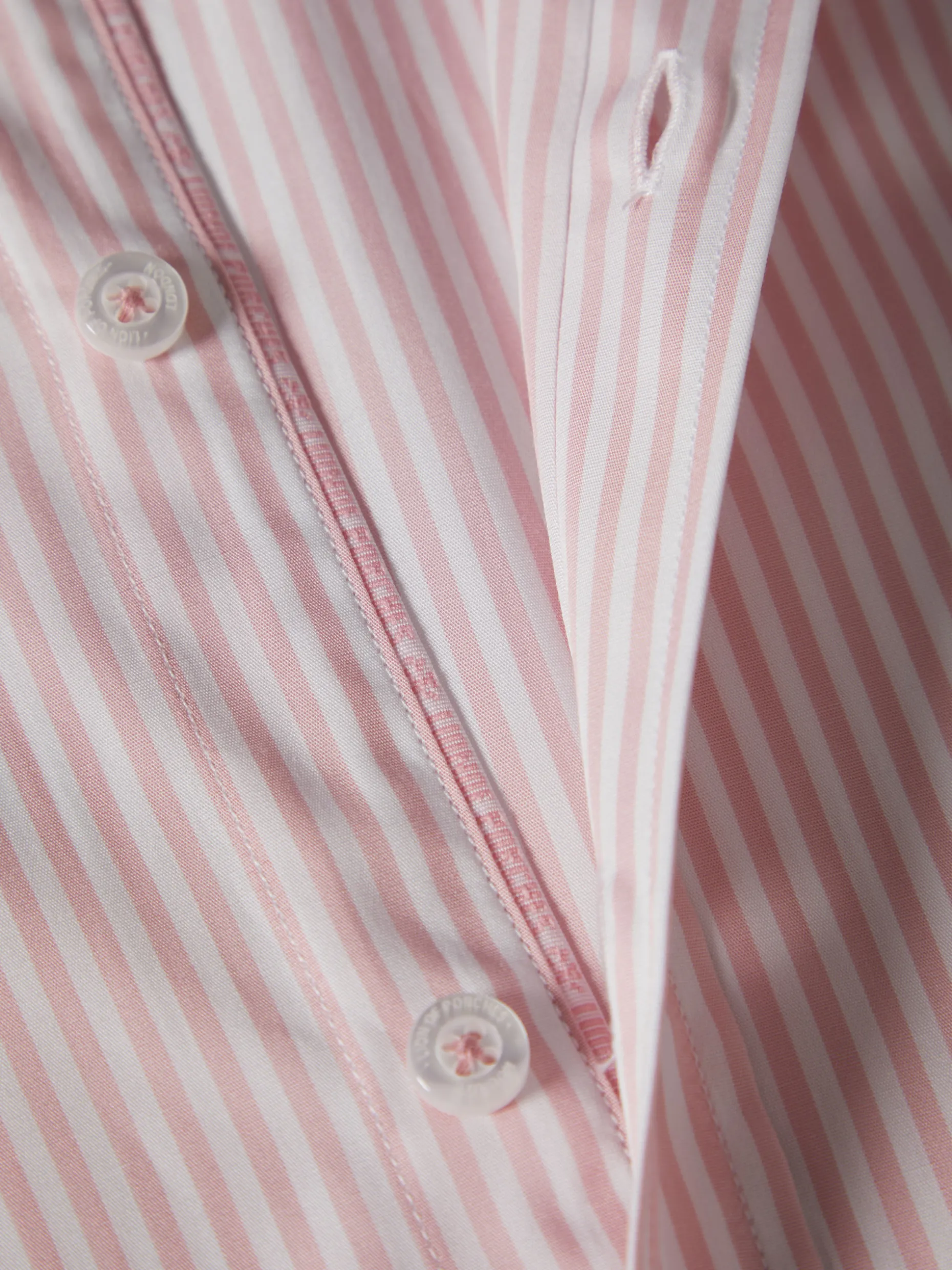 Camisa slim fit com padrão de riscas|LION OF PORCHES Cheap