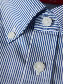 Camisa slim fit de algodão às riscas|LION OF PORCHES New