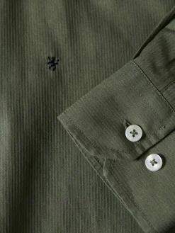 Camisa slim fit de algodão|LION OF PORCHES Shop