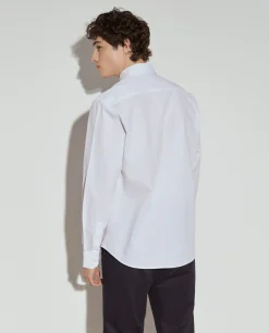 Camisa slim fit de algodão garment dye|LION OF PORCHES Outlet