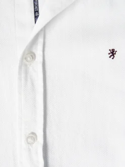 Camisa slim fit de algodão garment dye|LION OF PORCHES Outlet