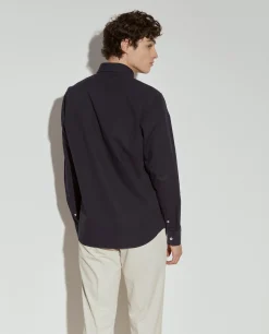 Camisa slim fit de algodão garment dye|LION OF PORCHES Outlet