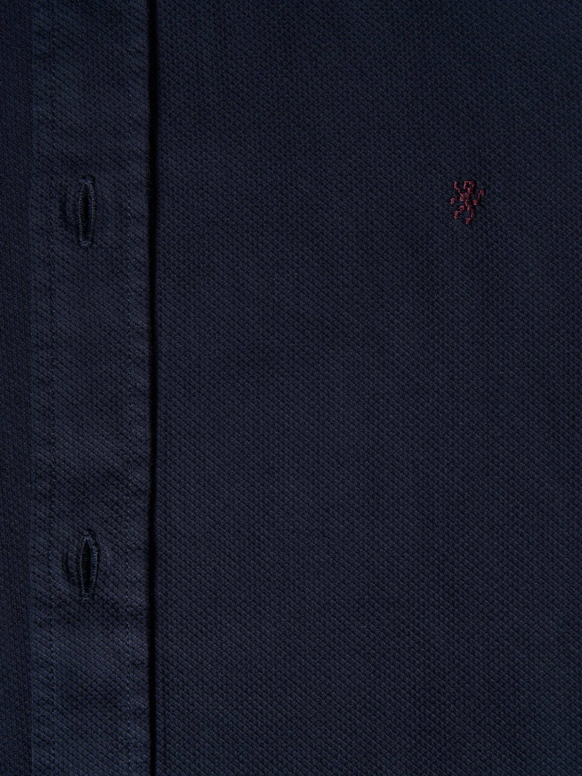 Camisa slim fit de algodão garment dye|LION OF PORCHES Outlet